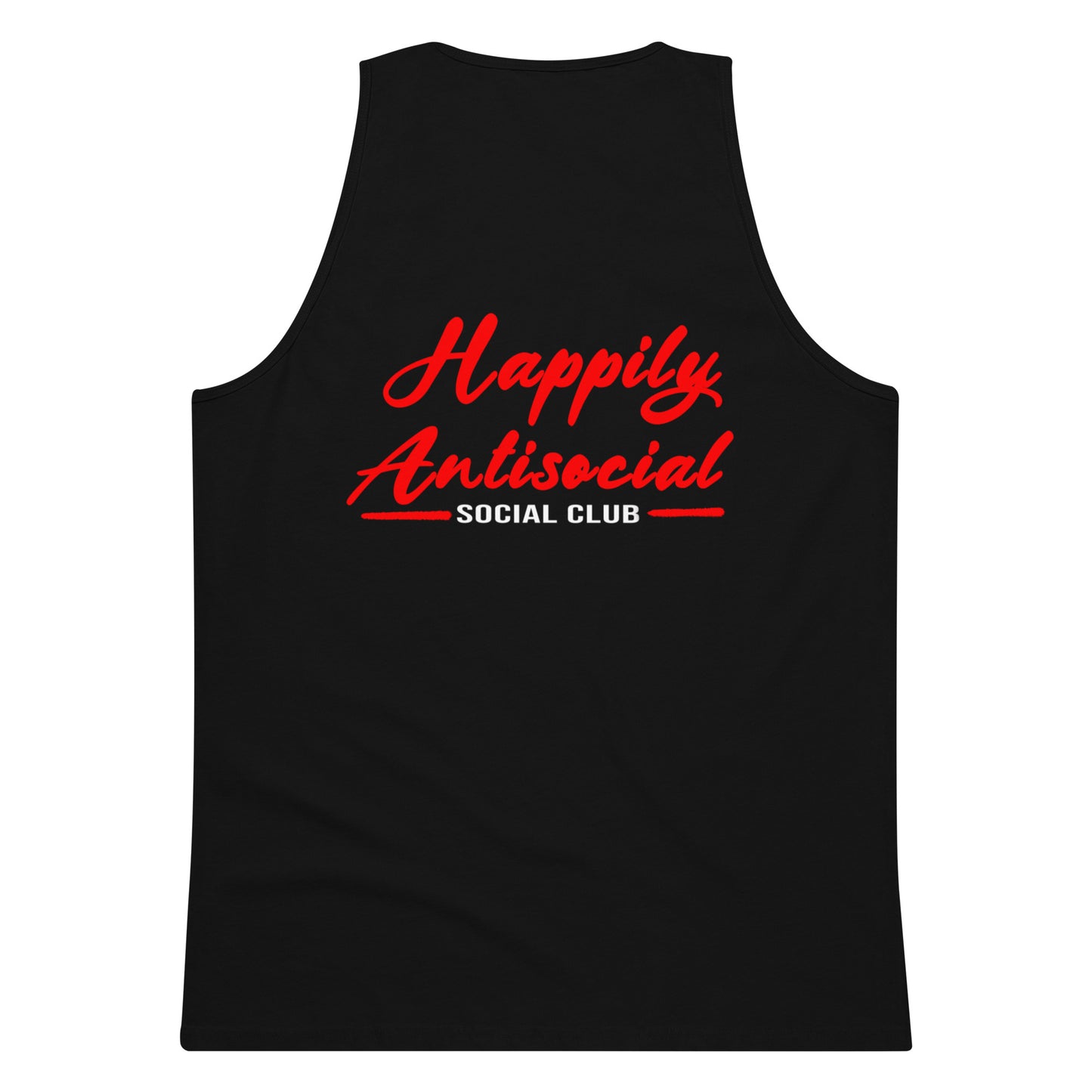 Men’s Please Leave Me Alone Happily Antisocial tank top