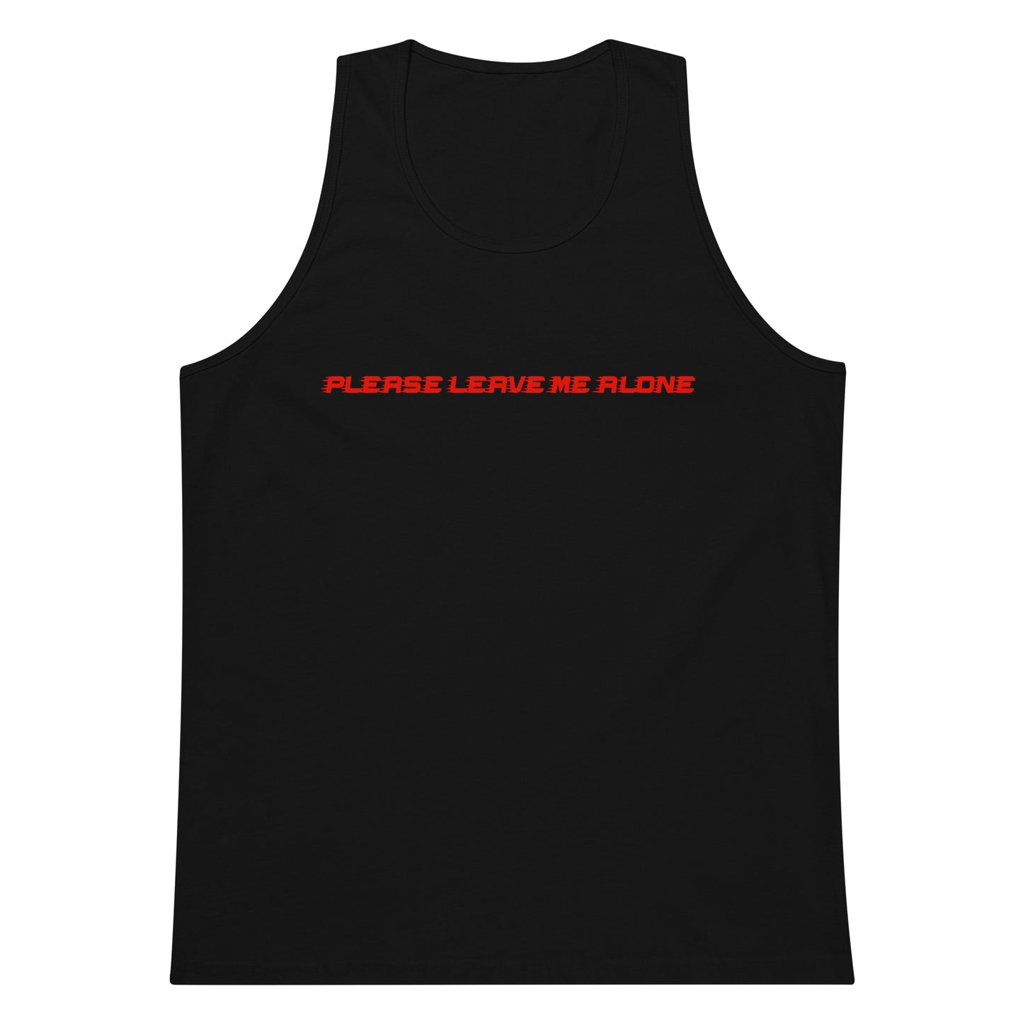 Men’s Please Leave Me Alone Happily Antisocial tank top